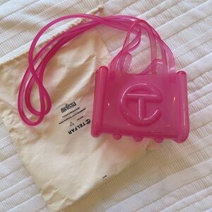 Melissa x Telfar Jelly Mini Shopper Pink